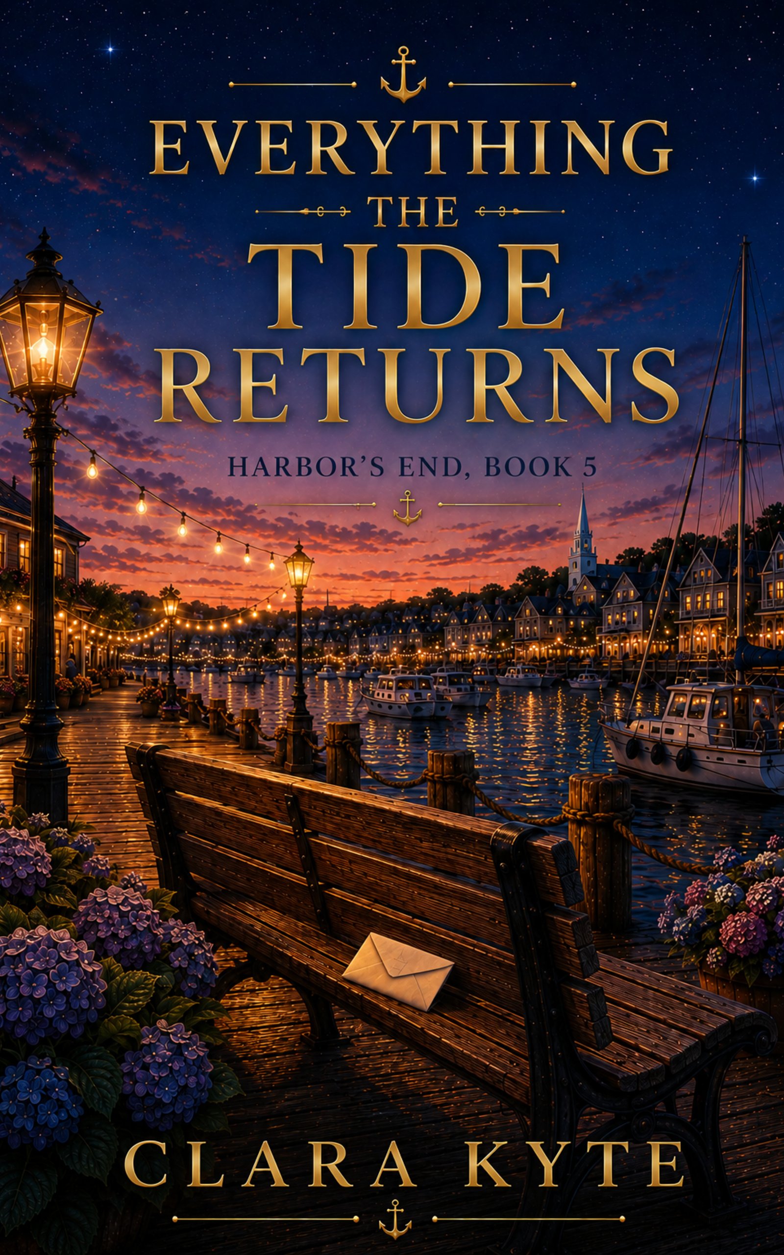 Everything the Tide Returns by Clara Kyte — Harbor’s End Book 5 cover