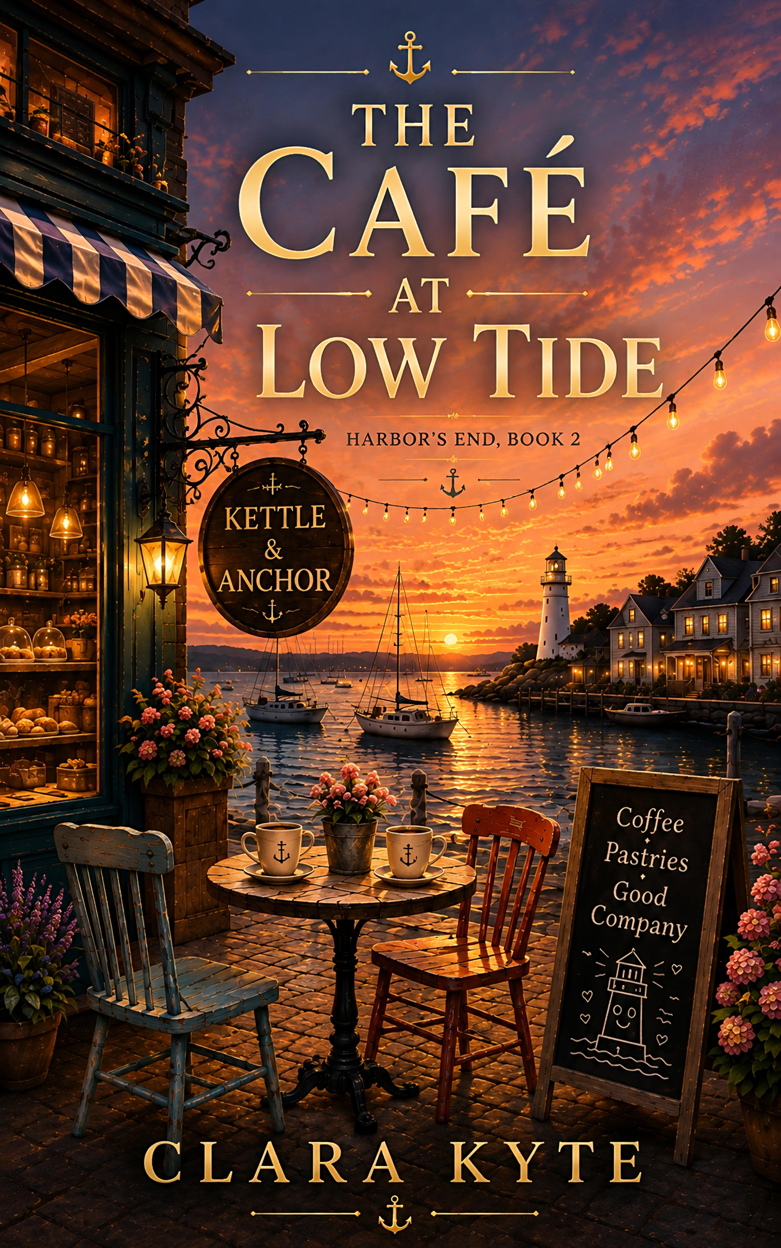 The Café at Low Tide by Clara Kyte — Harbor’s End Book 2 cover